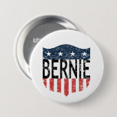 BERNIE US Flagge Button (Vorne & Hinten)