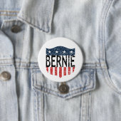BERNIE US Flagge Button (Beispiel)