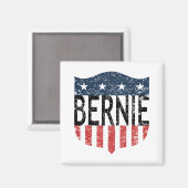 BERNIE US Flagge Magnet (Vorderseite/Rückseite)