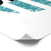 BERNIE US Flagge Poster (Ecke)