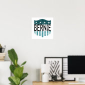 BERNIE US Flagge Poster (Heimbüro)
