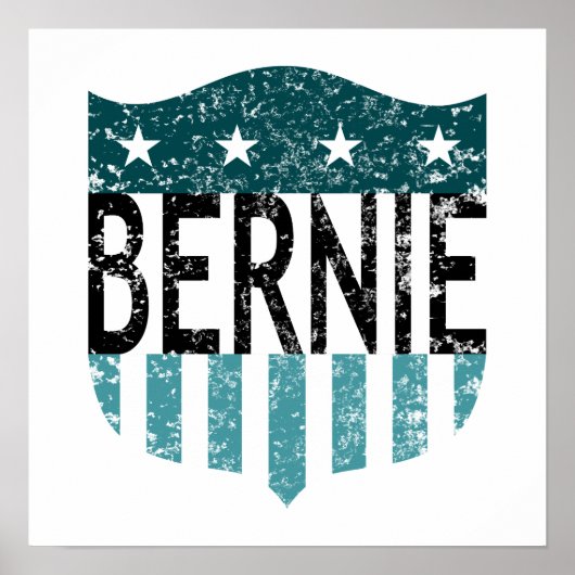 BERNIE US Flagge Poster (Vorne)