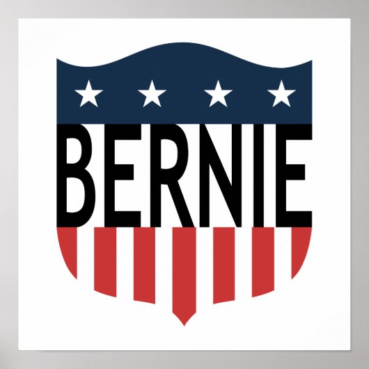 BERNIE US Flagge Poster (Vorne)
