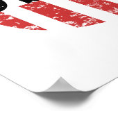 BERNIE US Flagge Poster (Ecke)