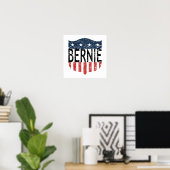 BERNIE US Flagge Poster (Heimbüro)
