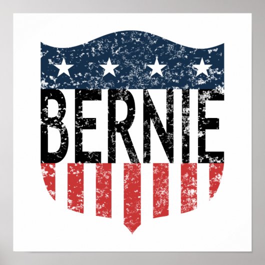 BERNIE US Flagge Poster (Vorne)