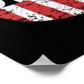 BERNIE US Flagge Poster (Ecke)