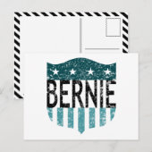 BERNIE US Flagge Postkarte (Vorne/Hinten)