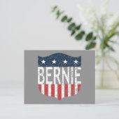 BERNIE US Flagge Postkarte (Stehend Vorderseite)