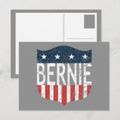 BERNIE US Flagge Postkarte (Vorne/Hinten)