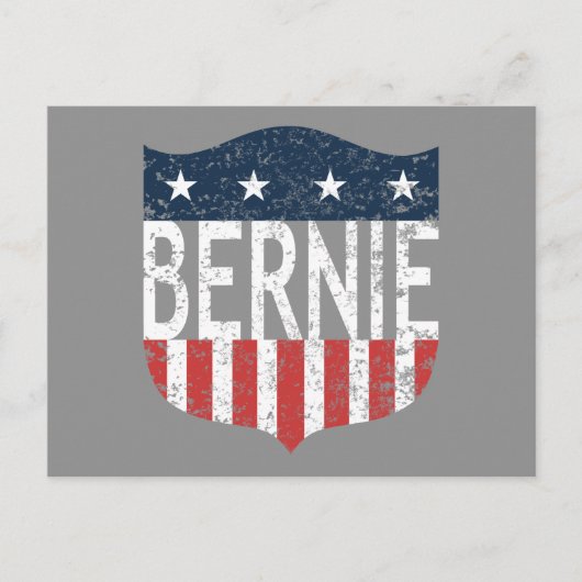 BERNIE US Flagge Postkarte (Vorderseite)