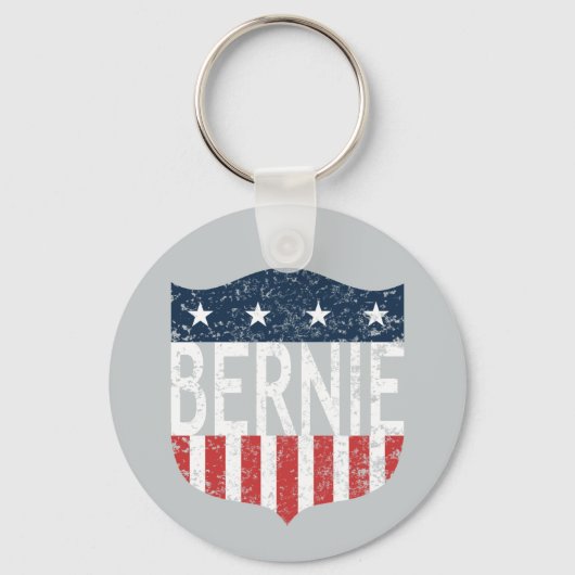 BERNIE US Flagge Schlüsselanhänger (Vorderseite)