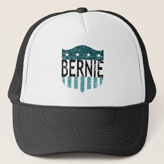 BERNIE US Flagge Truckerkappe (Vorderseite)
