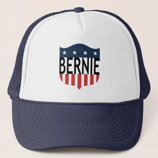 BERNIE-US Flagge Truckerkappe (Vorderseite)