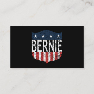 BERNIE US Flagge Visitenkarte