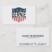 BERNIE US Flagge Visitenkarte (Vorne/Hinten)