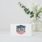 BERNIE US Flagge Visitenkarte (Stehend Vorderseite)