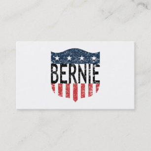 BERNIE US Flagge Visitenkarte