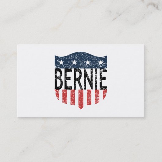BERNIE US Flagge Visitenkarte (Vorderseite)
