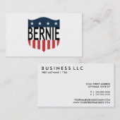 BERNIE US Flagge Visitenkarte (Vorne/Hinten)
