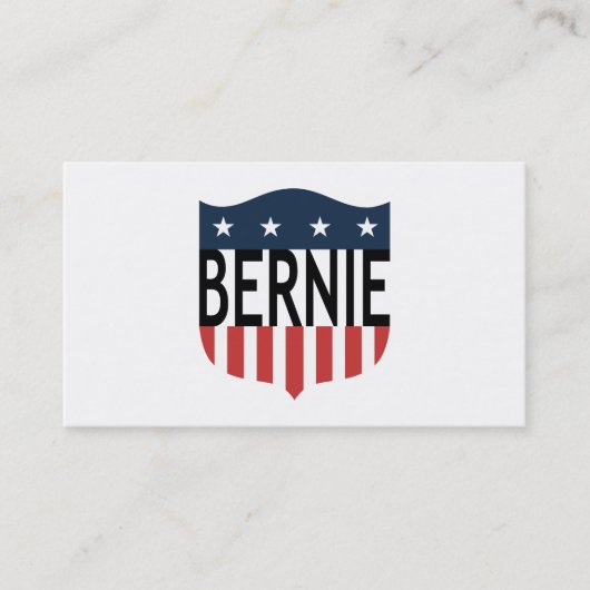 BERNIE US Flagge Visitenkarte (Vorderseite)
