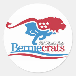Berniecrats - Logo-Aufkleber Runder Aufkleber
