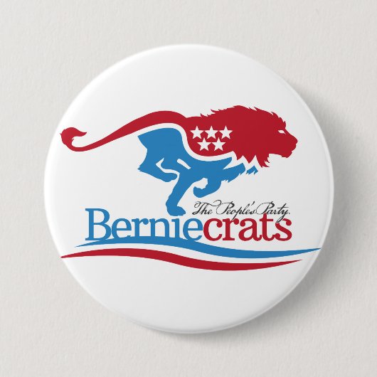 Berniecrats - Logo-Knopf Button (Vorderseite)