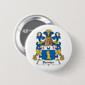 Bernier Familienwappen Button (Vorne & Hinten)