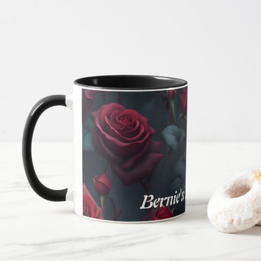 Bernie's Morning Tea Personalisiert anpassbar Tasse (Mit Donut)