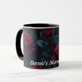 Bernie's Morning Tea Personalisiert anpassbar Tasse (Vorderseite Links)