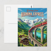 Bernina Express Schweiz Postkarte (Vorne/Hinten)