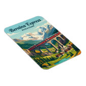 Bernina Express, Schweizer Alpen Schweiz Magnet (Rechte Seite)