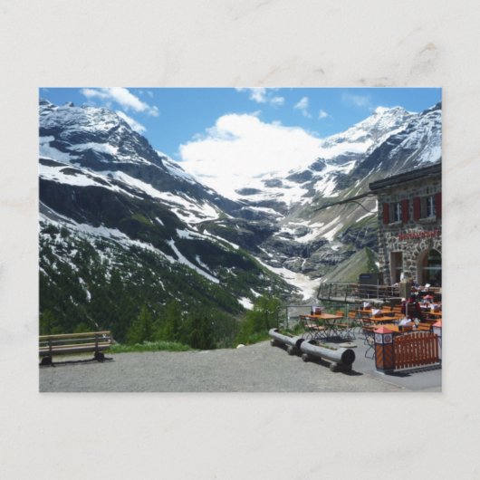 Bernina Pass Postkarte (Vorderseite)