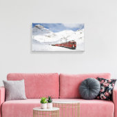 Bernina Railway Leinwanddruck (Insitu (Wohnzimmer))