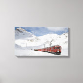Bernina Railway Leinwanddruck (Vorderseite)