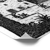 Berninis ursprünglicher Plan für den Petersplatz Poster (Ecke)