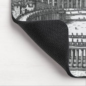 Berninis ursprünglicher Plan für St Peter Quadrat Mousepad (Ecke)