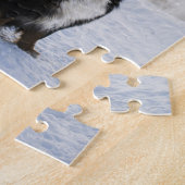 bernischer Berghund im Schnee Puzzle (Seite)