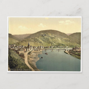 Bernkastel (d.h. Bernkastel-Kues) und Burg Landshu Postkarte