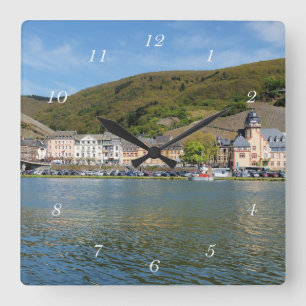 Bernkastel-Kues an der Mosel Quadratische Wanduhr