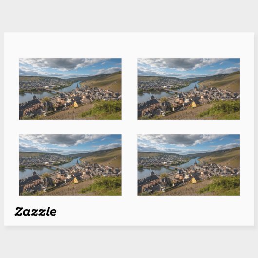 Bernkastel-Kues Deutschland Rechteckiger Aufkleber (Blatt)