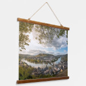 Bernkastel-Kues Deutschland Wandteppich Mit Holzrahmen (Gewinkelt)