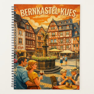 Bernkastel-Kues Germany Vintage Travel Art Planer