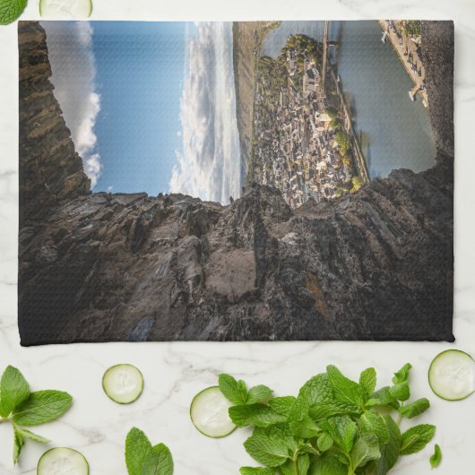 Bernkastel-Kues Geschirrtuch (Gefaltet)