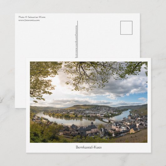 Bernkastel-Kues Postkarte (Vorne/Hinten)