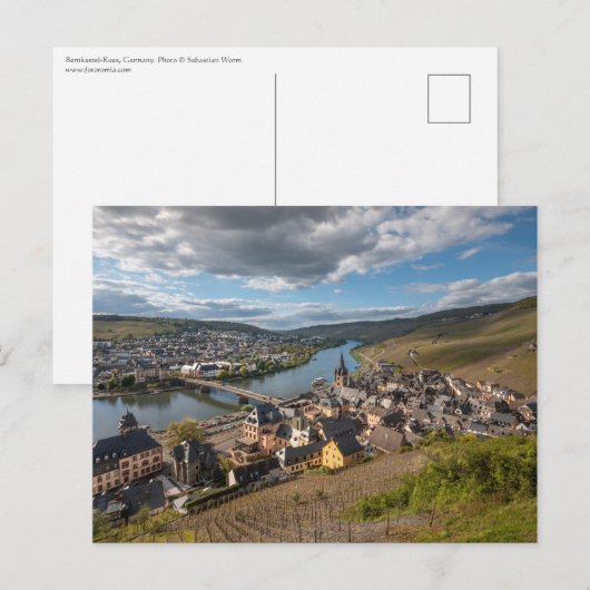 Bernkastel-Kues Postkarte (Vorne/Hinten)