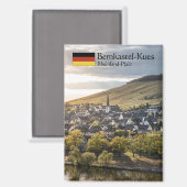 Bernkastel-Kues Souvenir Magnet (Vorderseite/Rückseite)