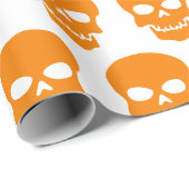 Bernstein auf den weißen Schädeln Geschenkpapier (Rolleneckpunkt)