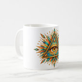 Bernstein-Aureole-Augen-Kaffeetasse Kaffeetasse (Vorderseite Links)