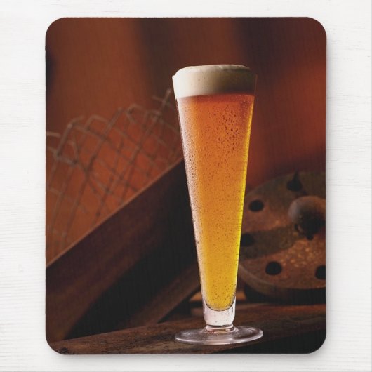 Bernstein-Bier-Mauspad Mousepad (Vorne)